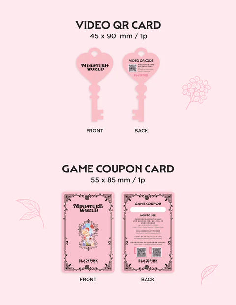 BLACKPINK - THE GAME PHOTOCARD COLLECTION MINIATURE WORLD