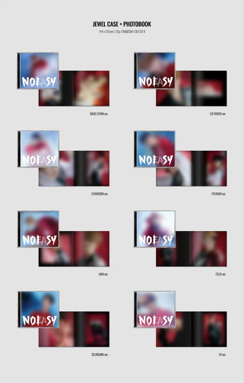 STRAY KIDS - NOEASY 2ND ALBUM [JEWEL CASE VER.]