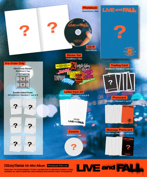 XDINARY HEROES - LIVE AND FALL 5TH MINI ALBUM [PHOTOBOOK VER.]