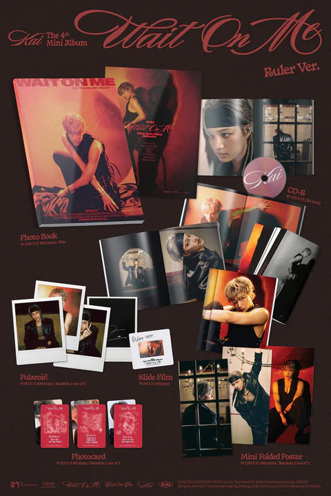 KAI (EXO) - WAIT ON ME 4TH MINI ALBUM [PHOTOBOOK VER.]