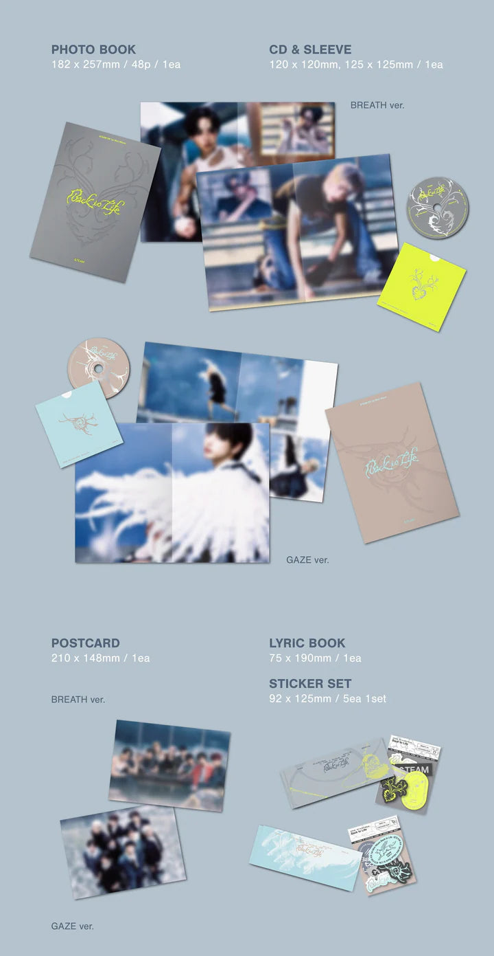 &TEAM - BACK TO LIFE KR 1ST MINI ALBUM