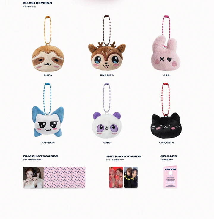 BABYMONSTER - CHOOM 3RD MINI ALBUM [KEYRING PLUSH VER.]