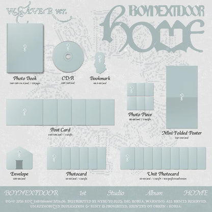 (PRE-ORDER) BOYNEXTDOOR - HOME 1ST STUDIO ALBUM POB