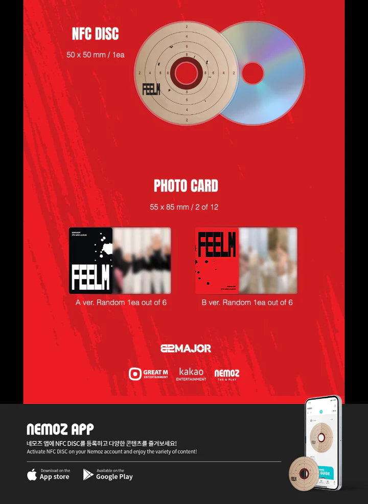 82MAJOR - FEELM 5TH MINI ALBUM [KEYRING VER.]