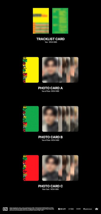 (PRE-ORDER) ENHYPEN - THE SIN: BLISS 8TH MINI ALBUM [WEVERSE ALBUM VER.]