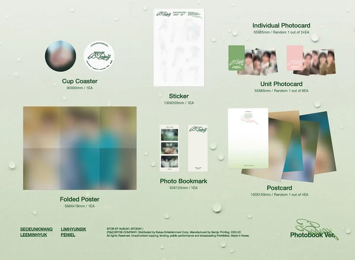 BTOB - BTODAY MINI EP ALBUM [PHOTOBOOK VER.]