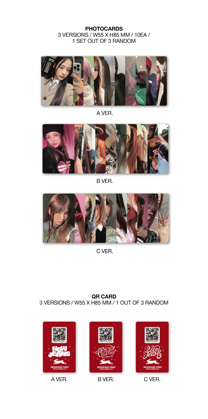 NEWJEANS - OMG 1ST SINGLE ALBUM [WEVERSE ALBUM VER.]