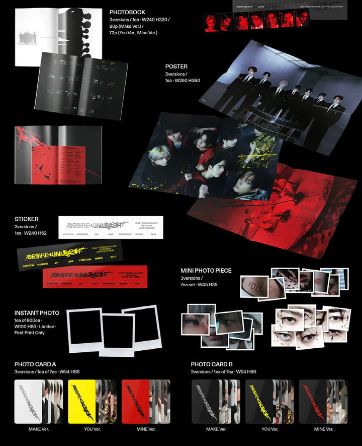 ENHYPEN - DESIRE : UNLEASH 6TH MINI ALBUM