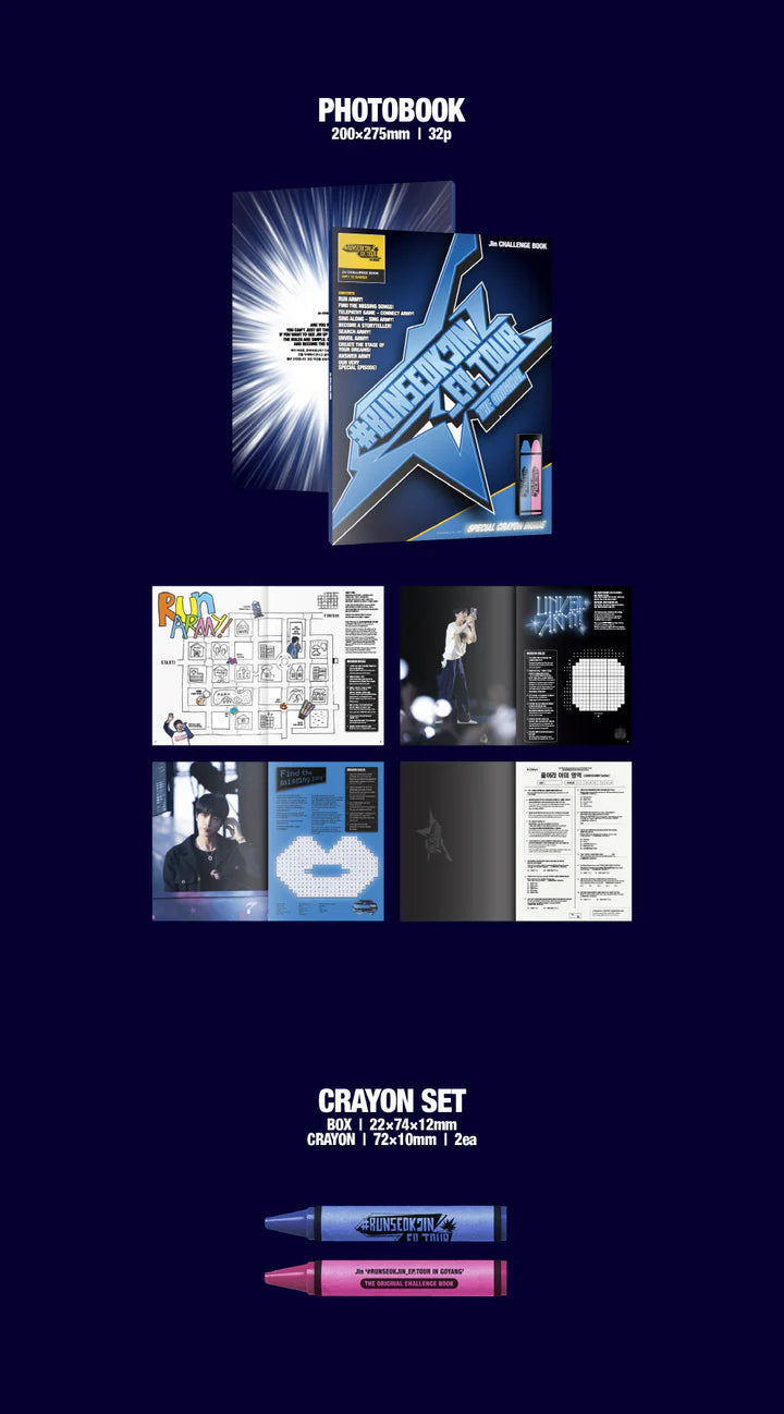 JIN #RUNSEOKJIN EP.TOUR EN GOYANG LIBRO DE DESAFÍOS