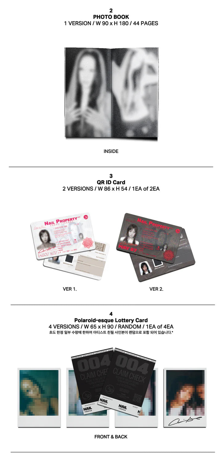 YVES - NAIL EP ALBUM [LIMITED EDITION VER.]