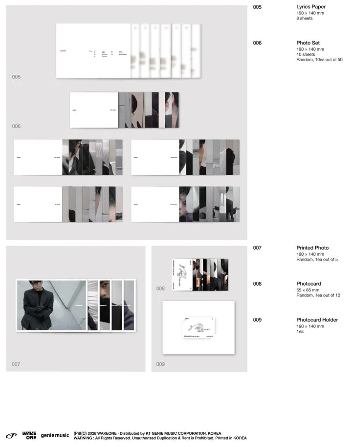 (PRE-ORDER) ZEROBASEONE - ASCEND 6TH MINI ALBUM [11 VER.]