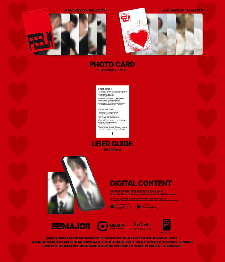 82MAJOR - FEELM 5TH MINI ALBUM [POCA VER.]