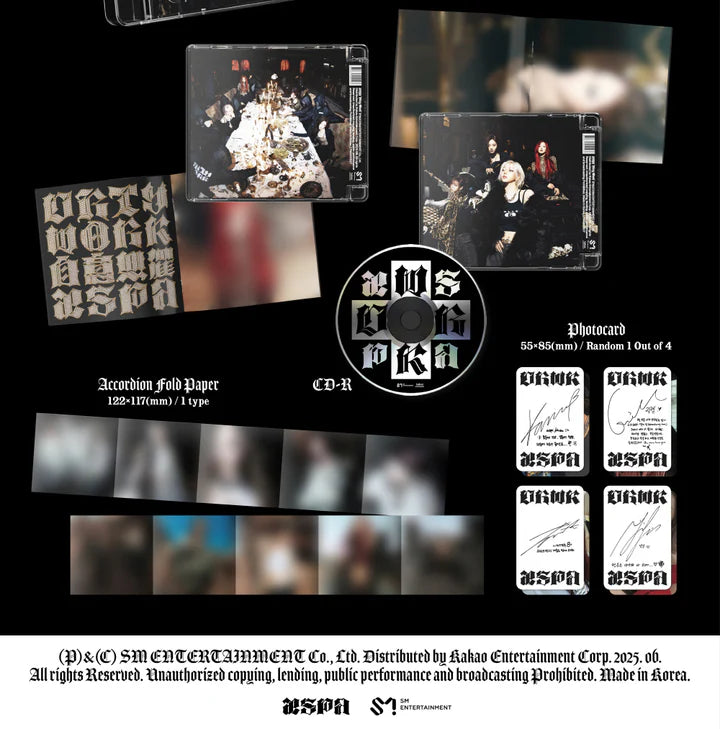 AESPA - DIRTY WORK ÁLBUM SENCILLO [DIRTY CODE VER.]