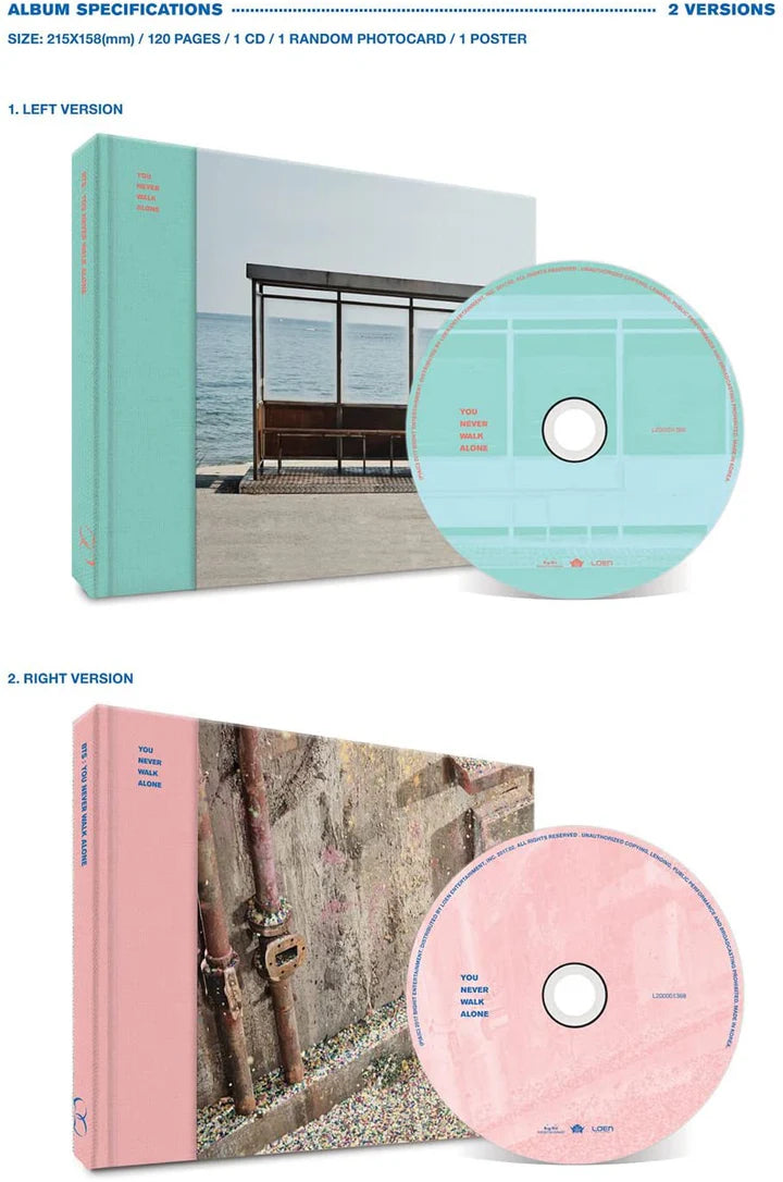 BTS - YOU NEVER WALK ALONE ALBUM