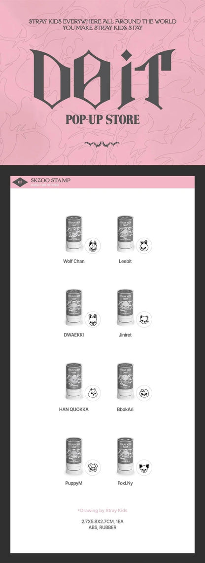STRAY KIDS - DO IT POP UP STORE MD SKZOO STAMP