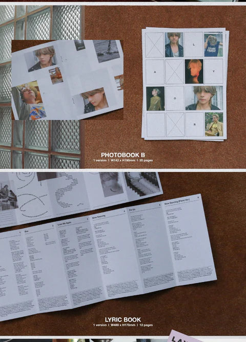 V (BTS) - ÁLBUM DE LAYOVER [VERSIÓN DEL LIBRO DE FOTO]