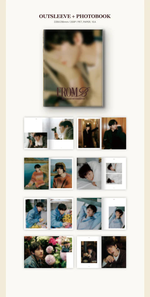 BAEKHUN - FROM B PHOTOBOOK WITH BAEKHYUN A VER.