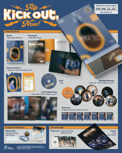 KICKFLIP - KICK OUT, FLIP NOW! 2ND MINI ALBUM