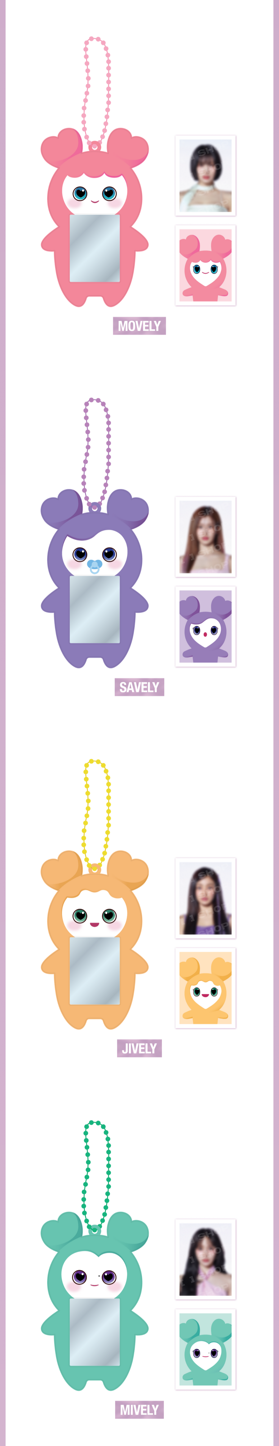 TWICE - THIS IS FOR WORLD TOUR MD LOVELY ID PHOTO HOLDER