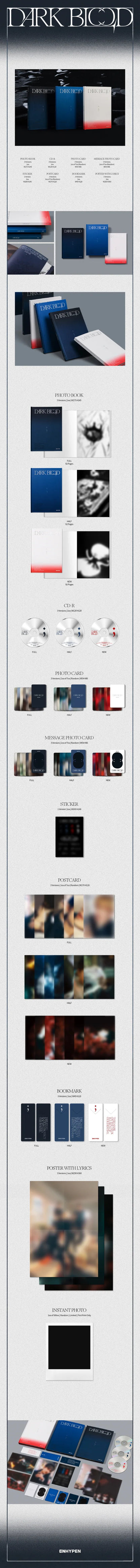 ENHYPEN - DARK BLOOD 4TH MINI ALBUM