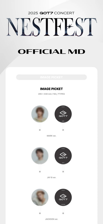 GOT7 - NESTFEST 2025 CONCERT OFFICIAL MD IMAGE PICKET