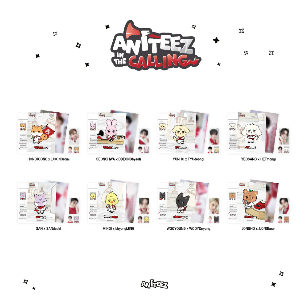 ATEEZ - ANITEEZ IN THE CALLING MD PROFILE HOLDER SET