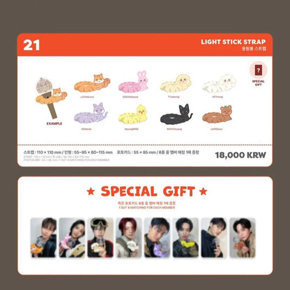 ATEEZ - ANITEEZ IN TREASURE POP-UP MD - Correa para barra de luz