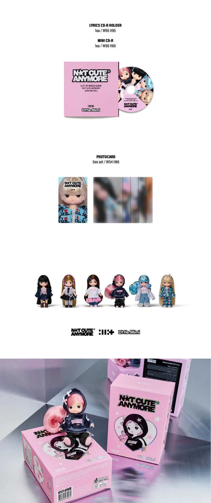 ILLIT - NOT CUTE ANYMORE 1ST SINGLE ALBUM [LITTLE MIMI VER.]
