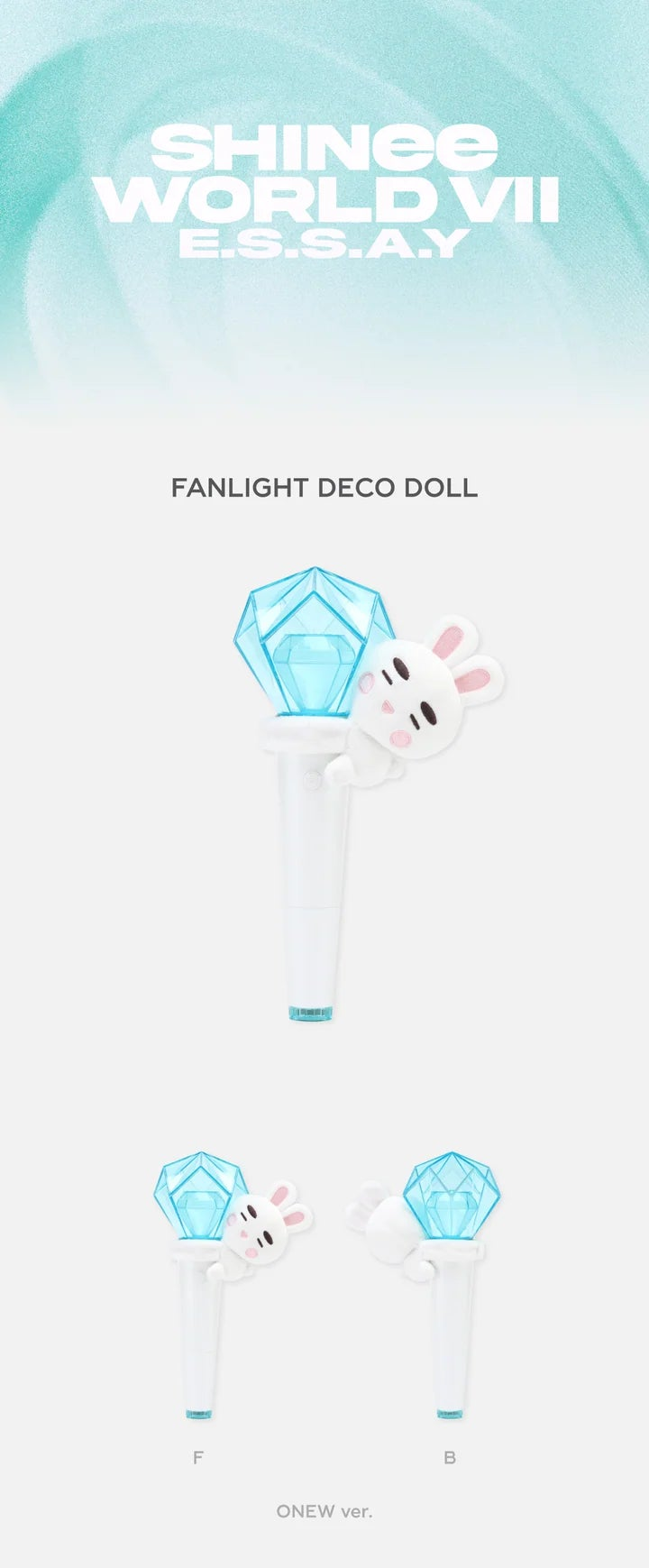 SHINEE - ESSAY WORLD VII MUÑECA DECO OFICIAL MD FANLIGHT