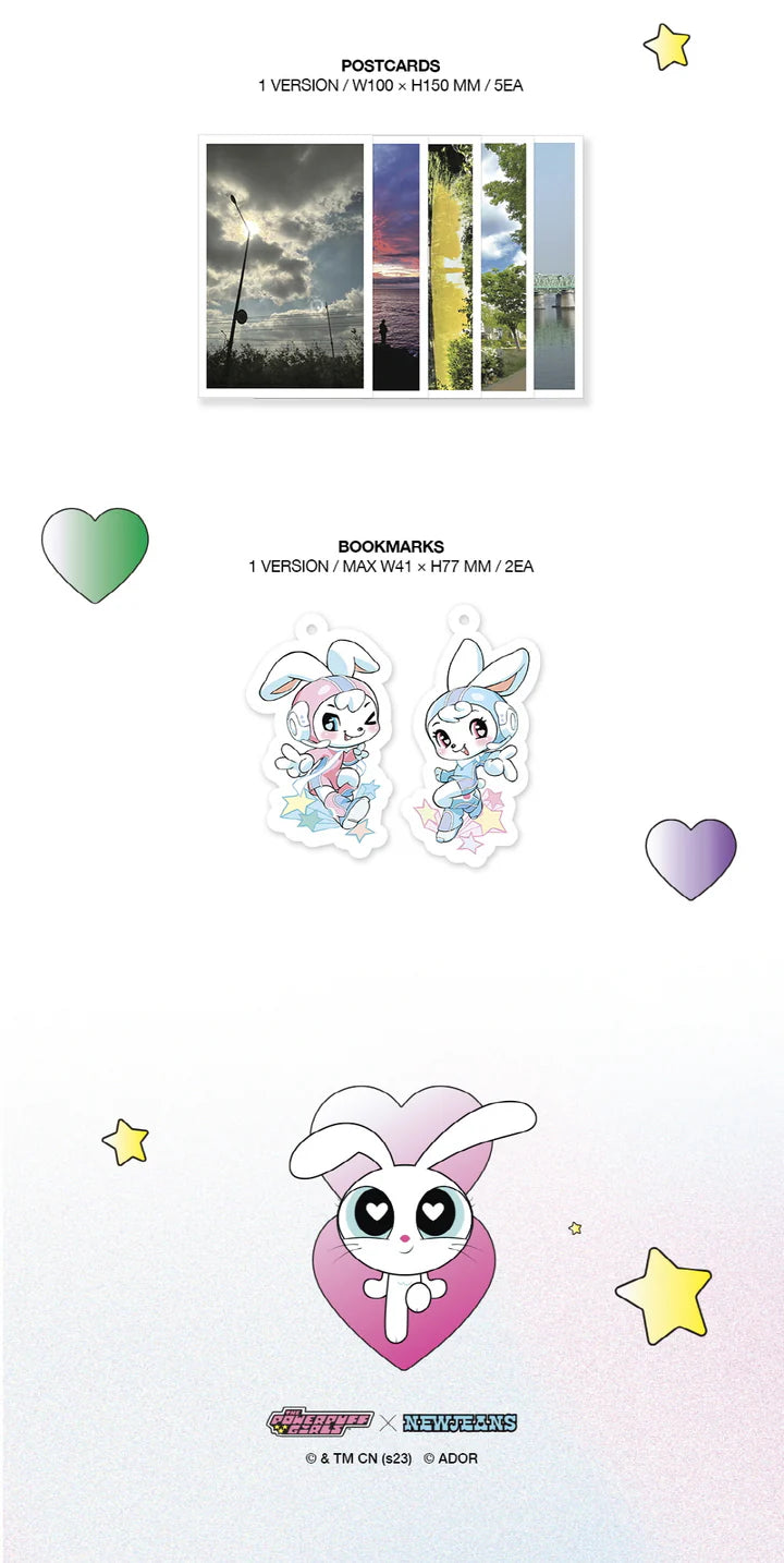 NEWJEANS - 2ND EP GET UP [THE POWERPUFF GIRLS X NJ BOX VER.]
