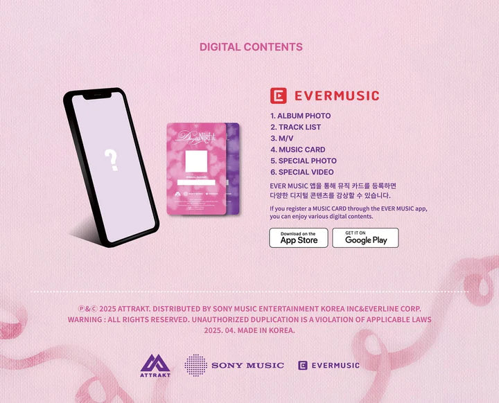 FIFTY FIFTY - DAY & NIGHT 3RD MINI ALBUM [PLATAFORM VER.]