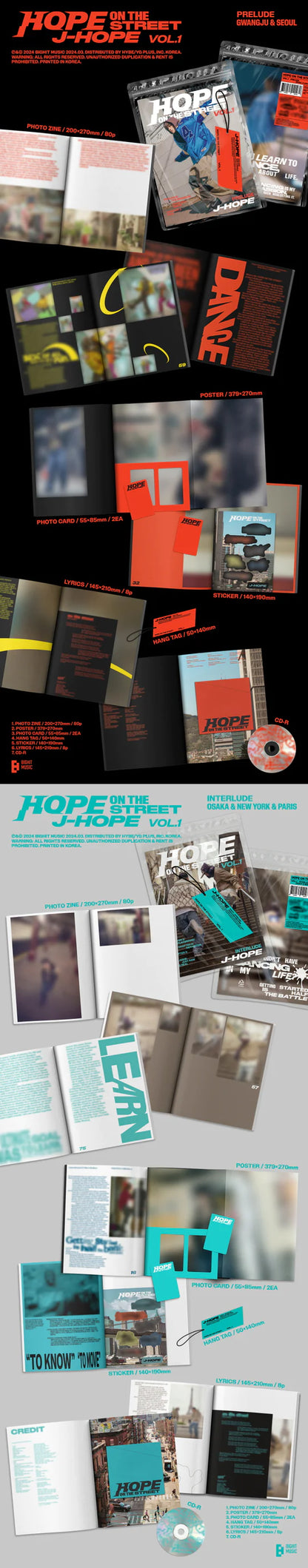 J-HOPE (BTS) - HOPE ON THE STREET VOL.1 ALBUM