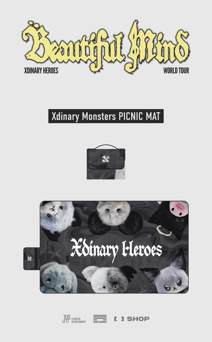 XDINARY HEROES - BEAUTIFUL MIND WORLD TOUR IN SEOUL OFFICIAL MD PICNIC MAT