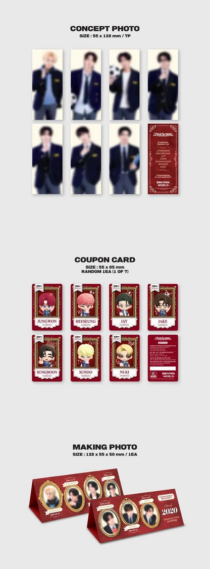 ENHYPEN - WORLD COUPON CARD COLLECTION HIGH SCHOOL [SPECIAL VER.]
