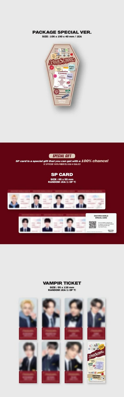 ENHYPEN - WORLD COUPON CARD COLLECTION HIGH SCHOOL [SPECIAL VER.]