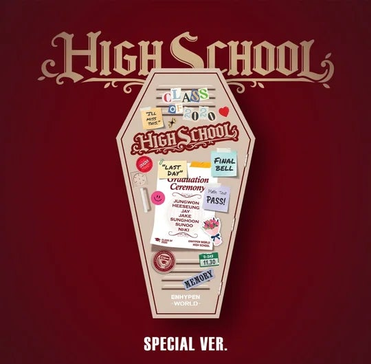 ENHYPEN - WORLD COUPON CARD COLLECTION HIGH SCHOOL [SPECIAL VER.]