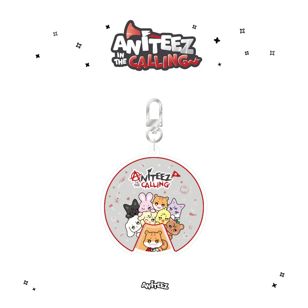 ATEEZ - ANITEEZ IN THE CALLING MD ACRYLIC ROULETTE KEYRING
