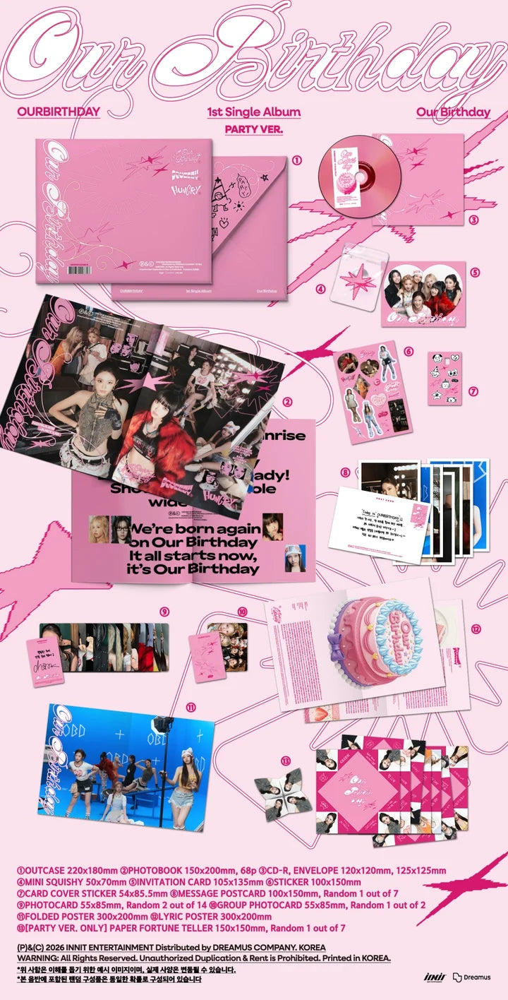 OURBIRTHDAY - OUR BIRTHDAY 1ST SINGLE ALBUM