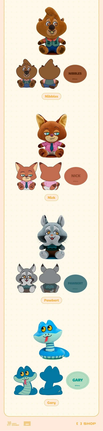 STRAY KIDS - ZOOTOPIA2 X SKZOO MD SHOULDER PLUSH
