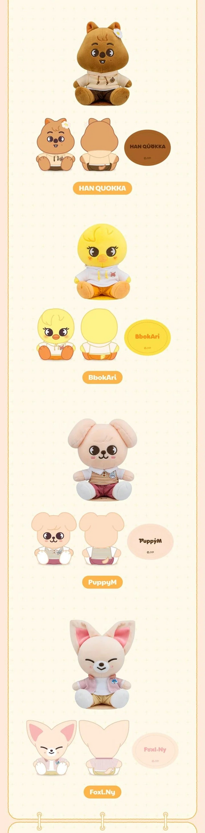 STRAY KIDS - ZOOTOPIA2 X SKZOO MD SHOULDER PLUSH