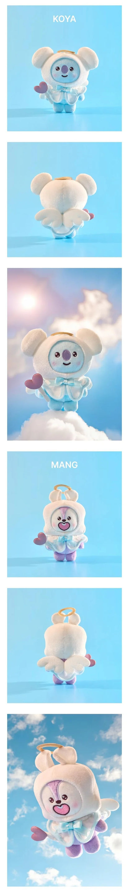 BTS - BT21 ANGEL &amp; VILLAIN OFICIAL MD ANGEL PLUSH