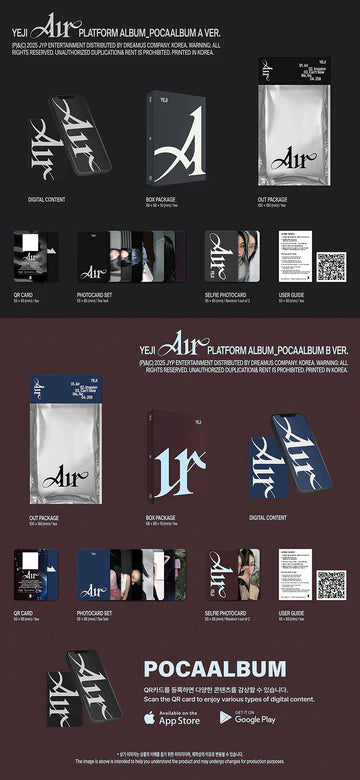 YEJI (ITZY) - AIR ALBUM [PLATAFORM POCAALBUM VER.]
