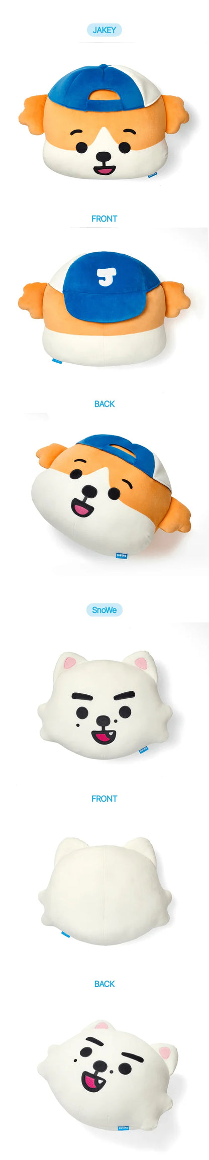(PRE-ORDER) ENHYPEN - ENCHIN OFFICIAL CHARACTER MD FACE CUSHION