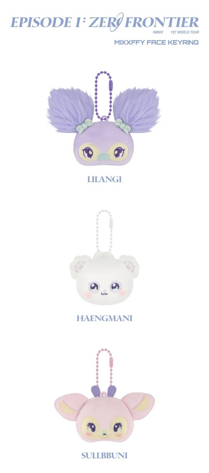 NMIXX - EPISODE 1: ZERO FRONTIER 1ST WORLD TOUR IN INCHEON MD MIXXFFY FACE KEYRING