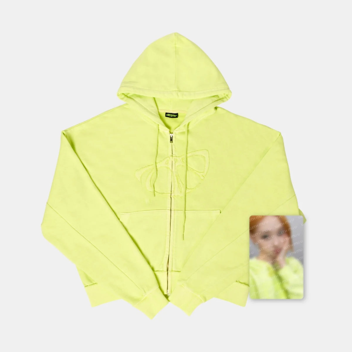 AESPA - WEEK MAKE IT LEMONADE OFFICIAL MD CROPPED ZIP-UP HOODIE SET
