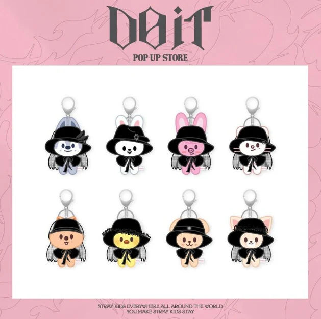 STRAY KIDS - DO IT POP UP STORE MD SKZOO COSTUME MAGNET PLUSH KEYRING