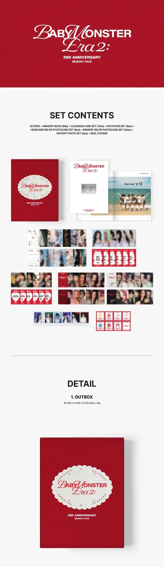 BABYMONSTER - BBYMONSTER: ERA ll AND ANNIVERSARY MEMORY PACK