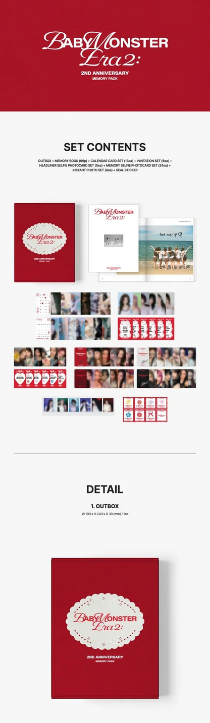 BABYMONSTER - BBYMONSTER: ERA ll AND ANNIVERSARY MEMORY PACK