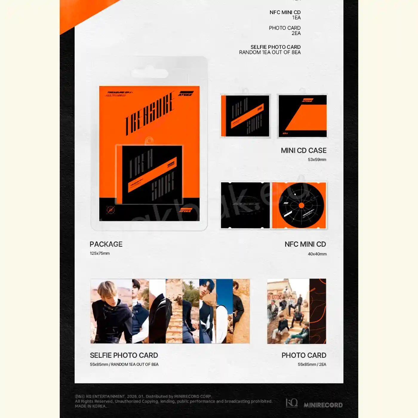 ATEEZ - TREASURE EP1: ALL TO ZERO [PLATAFORM VER.]