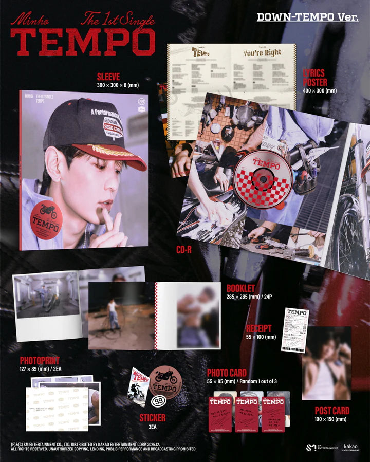 MINHO (SHINEE) - TEMPO 1ST SINGLE ALBUM